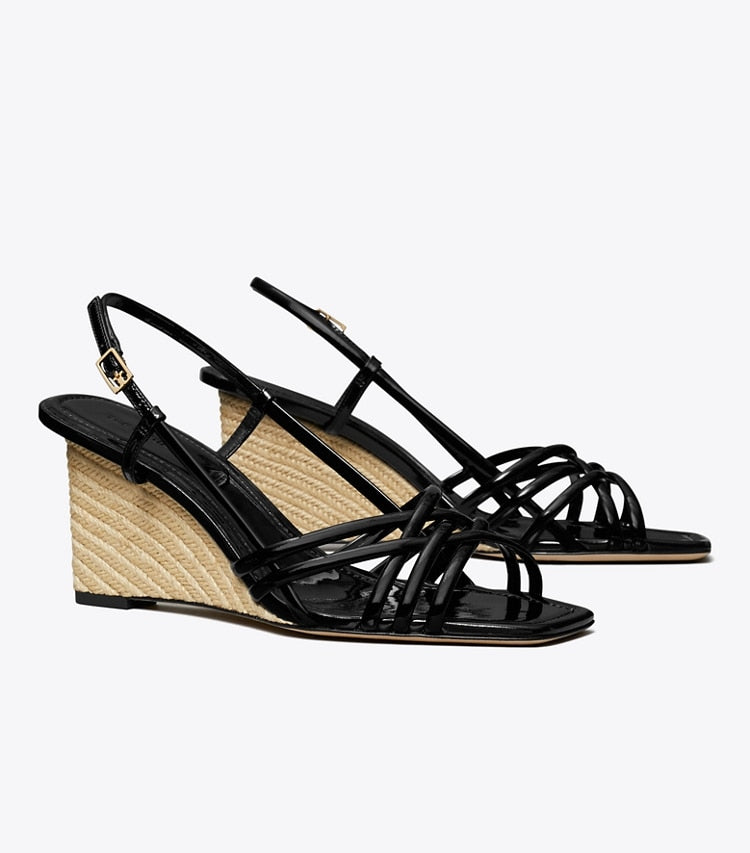 MULTI-STRAP ESPADRILLE WEDGE