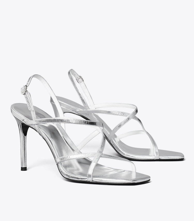 MULTI-STRAP HEELED SANDAL