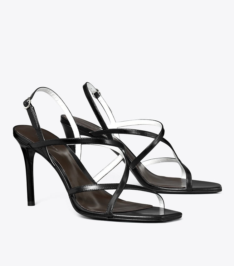 MULTI-STRAP HEELED SANDAL