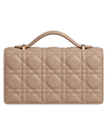 My Dior Mini Bag Powder Beige Cannage Lambskin