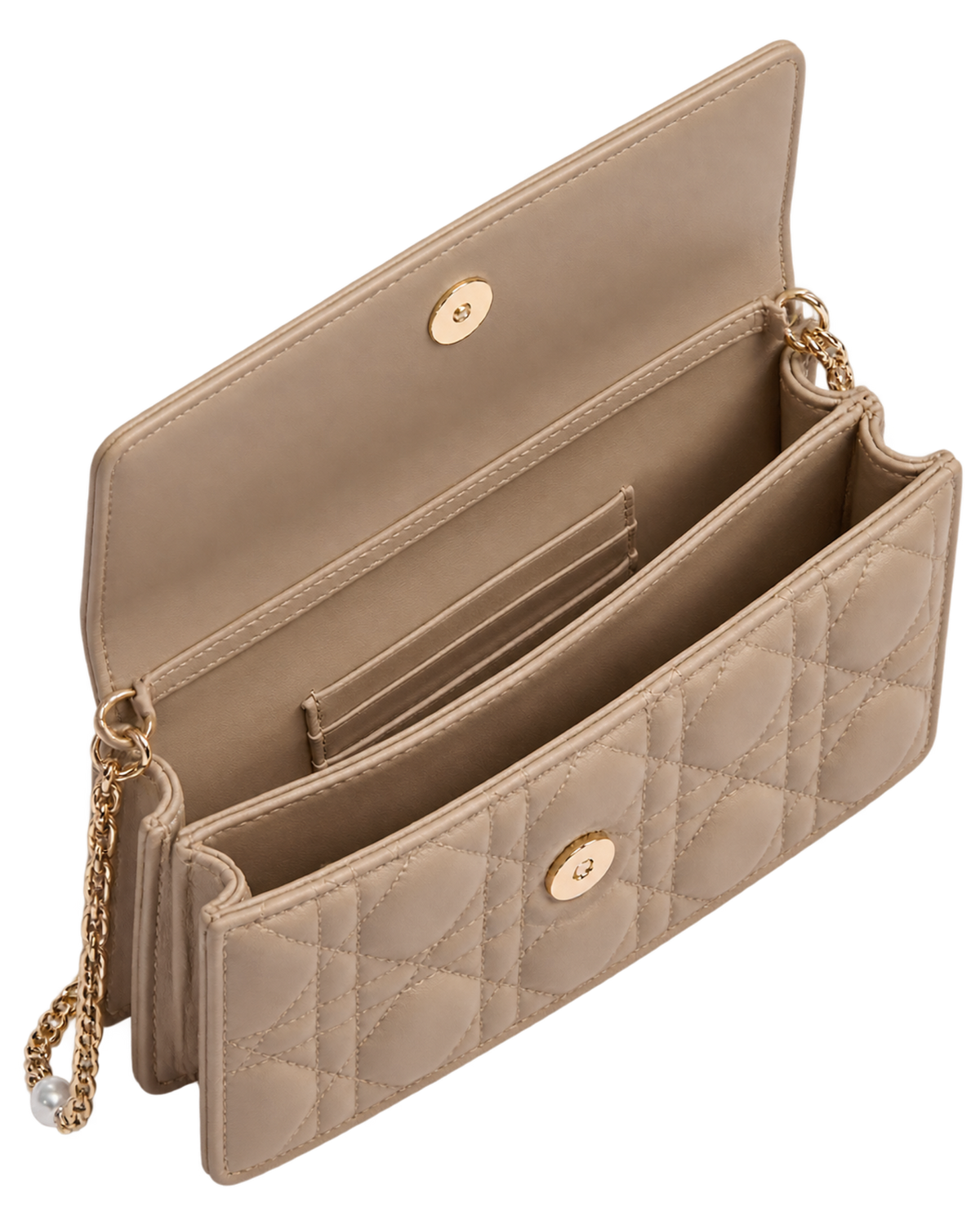 My Dior Mini Bag Powder Beige Cannage Lambskin