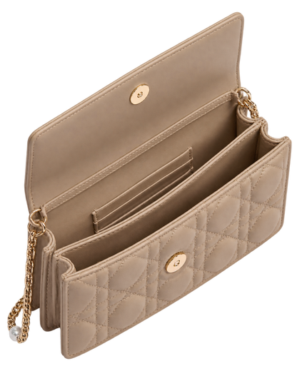 My Dior Mini Bag Powder Beige Cannage Lambskin