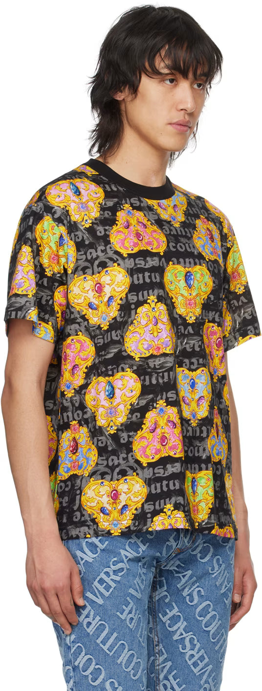 Black Printed T-Shirt