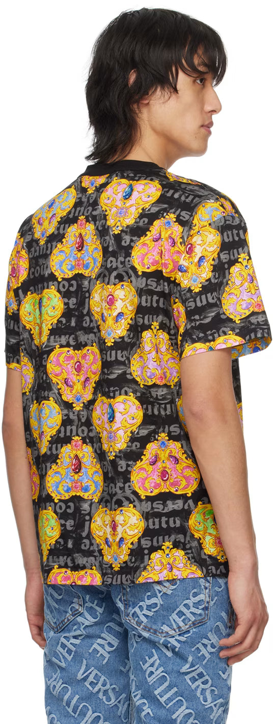 Black Printed T-Shirt