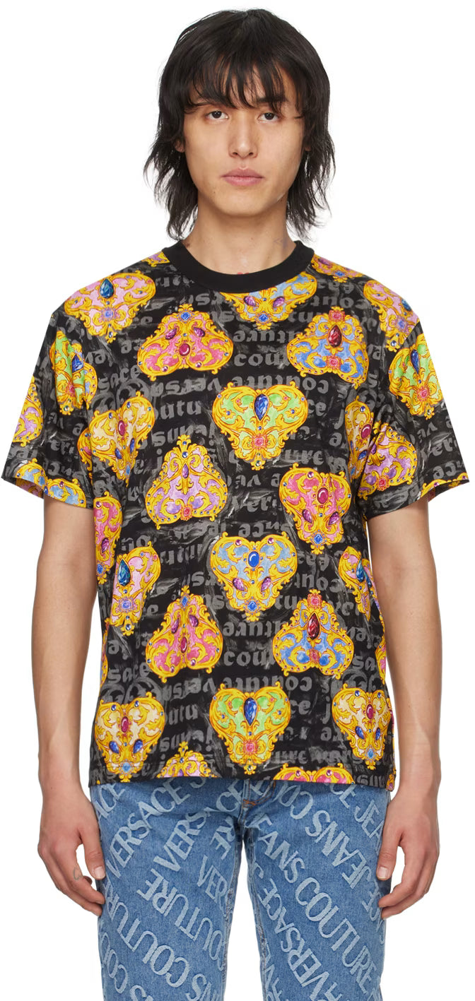 Black Printed T-Shirt