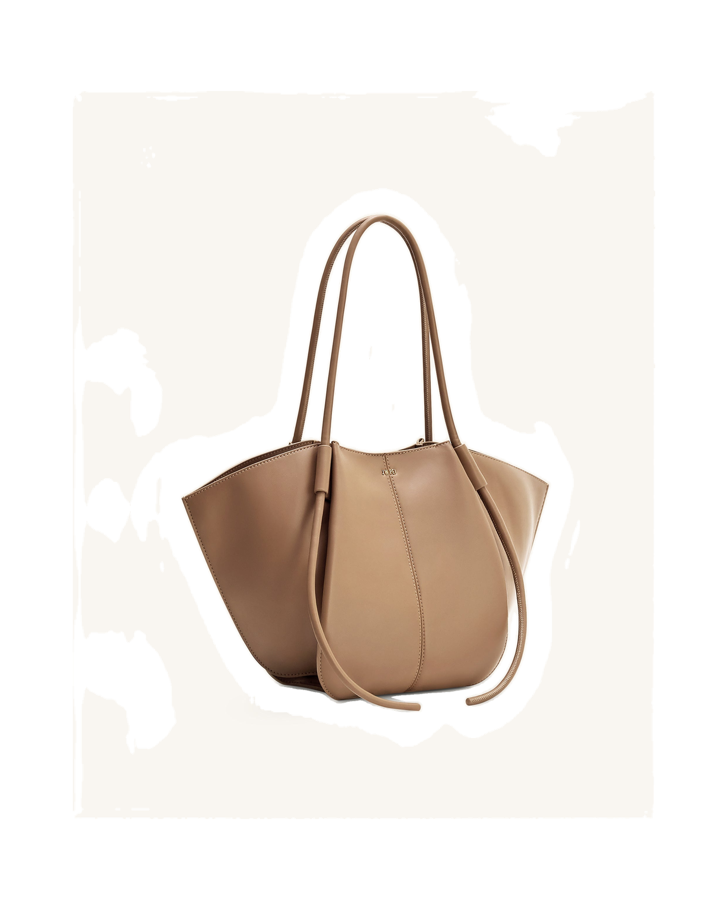 Nala Wide Tote Bag - Clay Brown