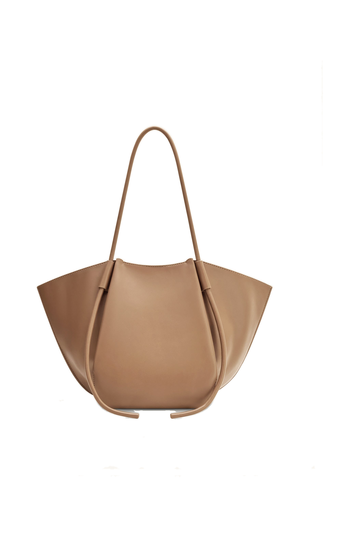 Nala Wide Tote Bag - Clay Brown
