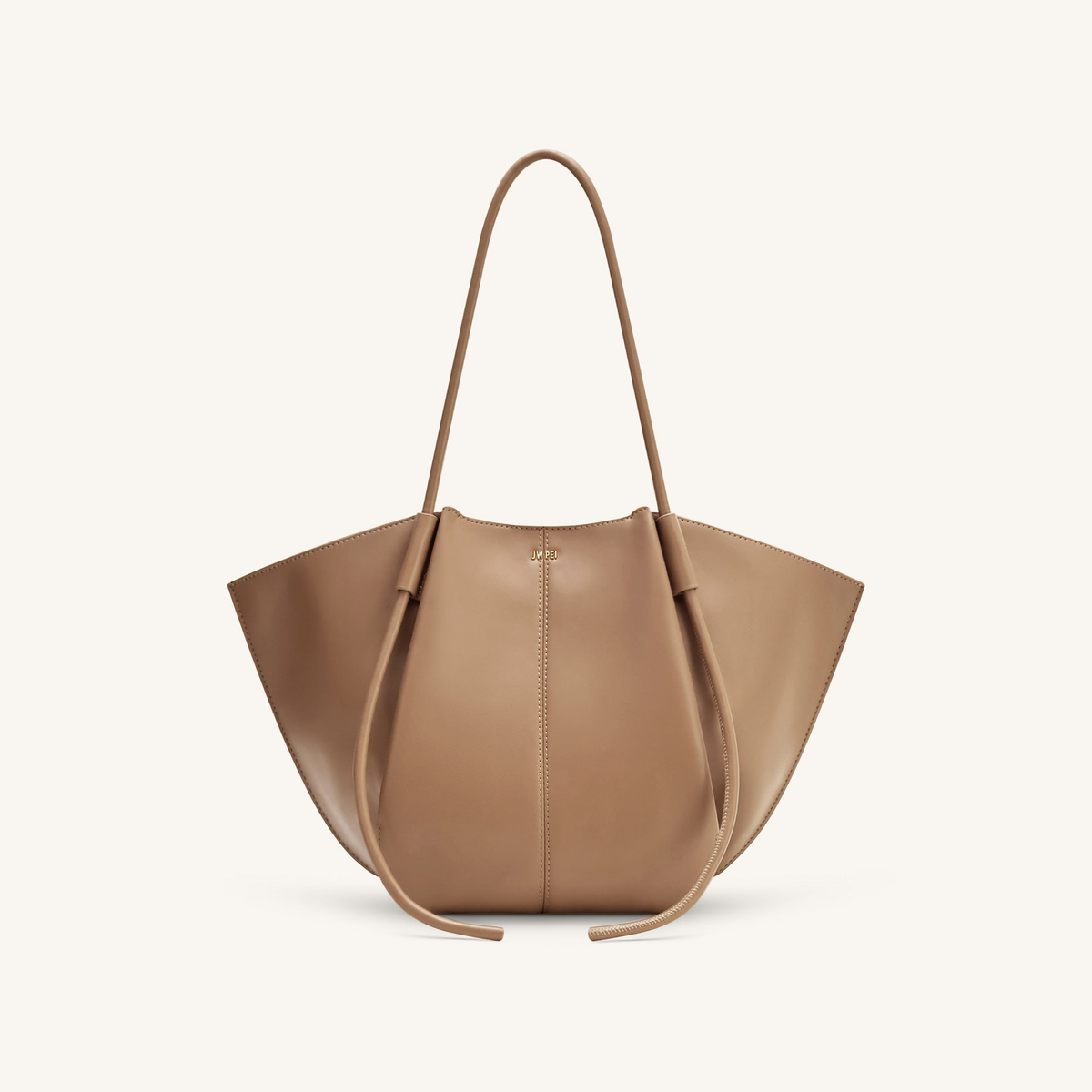 Nala Wide Tote Bag - Clay Brown