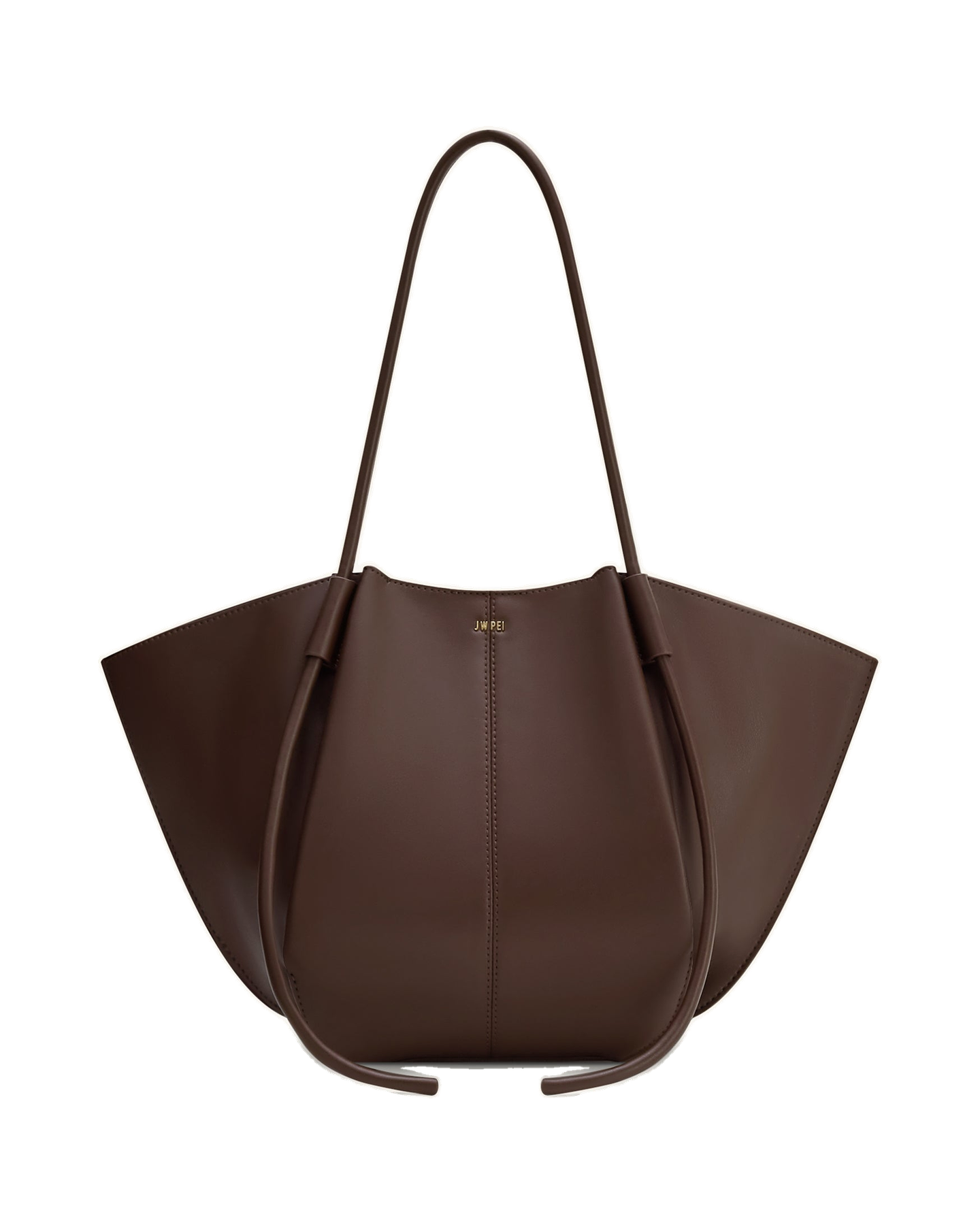 Nala Wide Tote Bag - Deep Brown