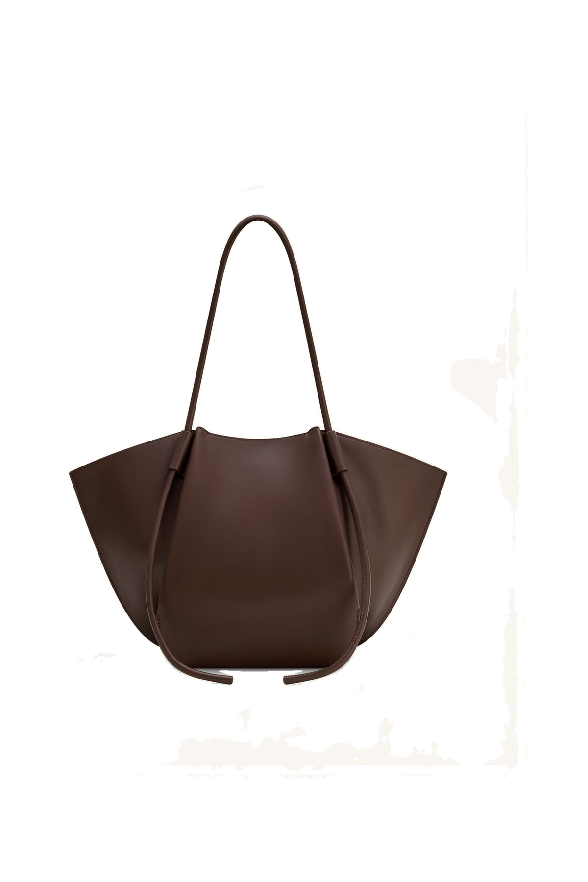 Nala Wide Tote Bag - Deep Brown