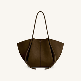 Nala Wide Tote Bag - Mocha Brown