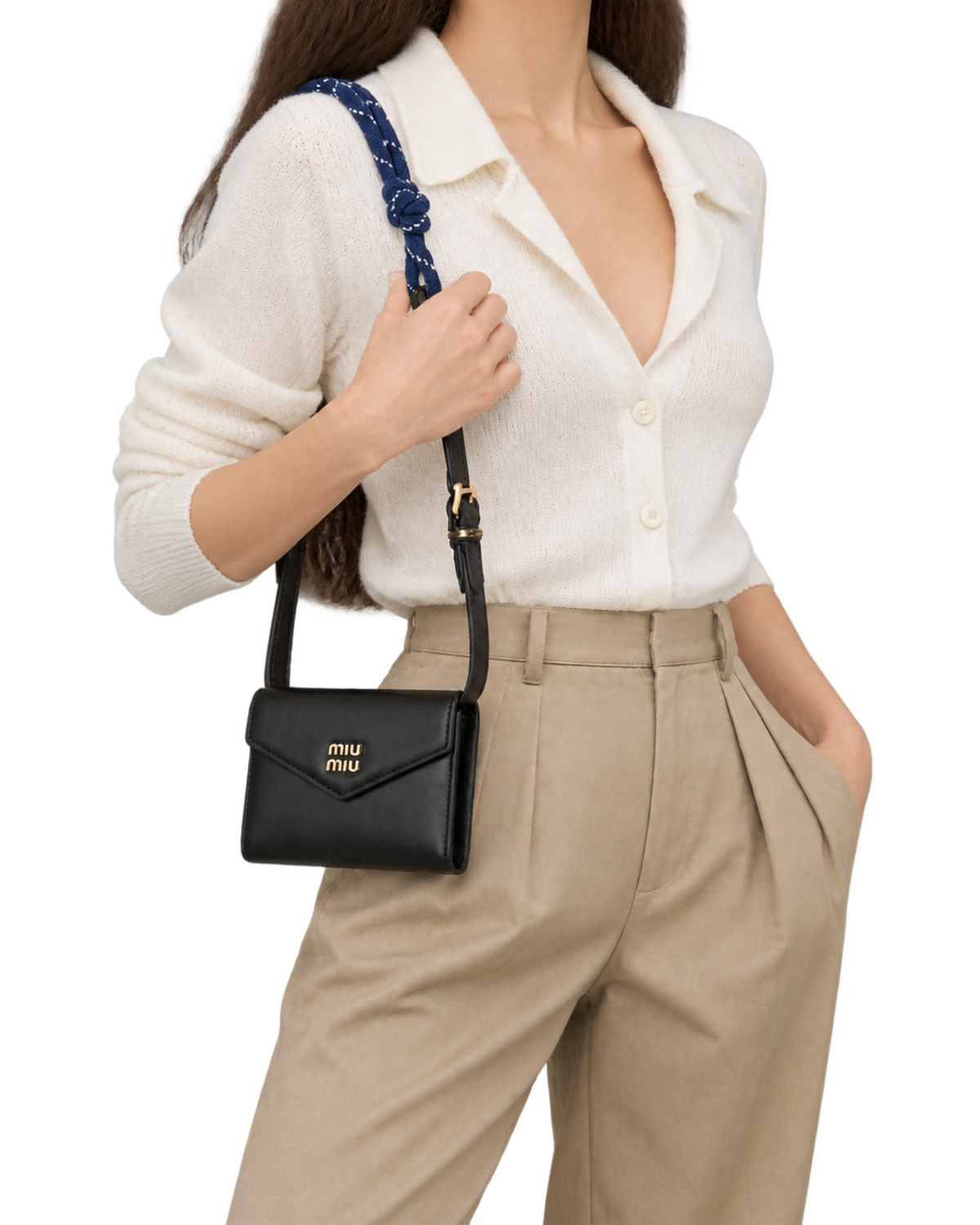 Nappa Wallet On Strap Black Baltic