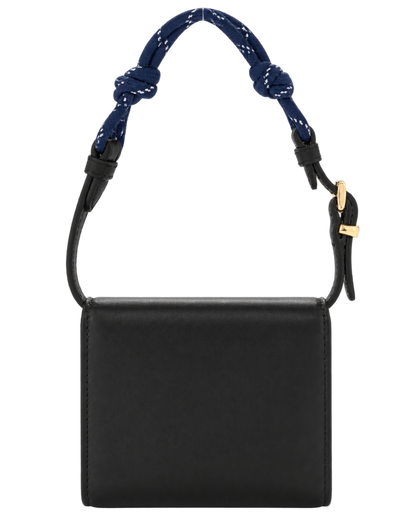 Nappa Wallet On Strap Black Baltic