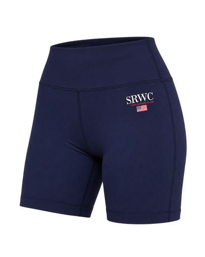 Nautical Biker Short - Navy