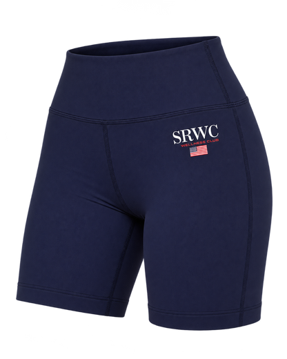 Nautical Biker Short - Navy