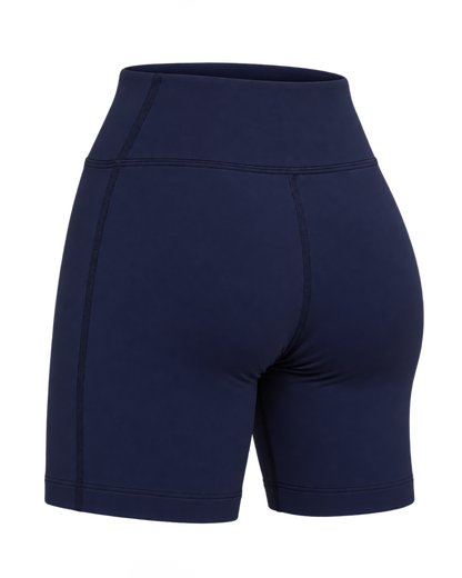 Nautical Biker Short - Navy