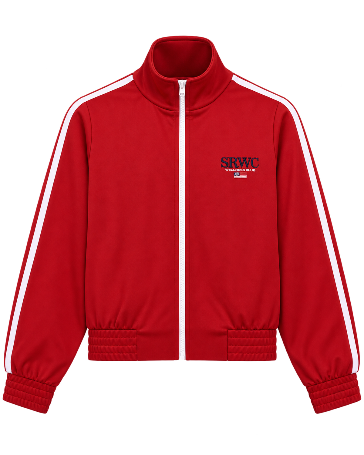 Nautical Elio Track Jacket - Ruby