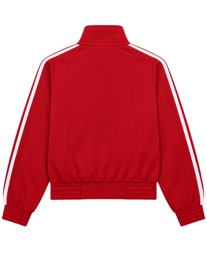 Nautical Elio Track Jacket - Ruby