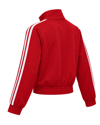 Nautical Elio Track Jacket - Ruby