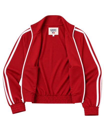 Nautical Elio Track Jacket - Ruby