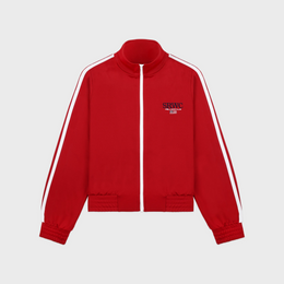 Nautical Elio Track Jacket - Ruby