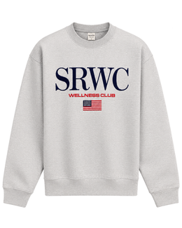 Nautical Embroidered Crewneck - Heather Gray