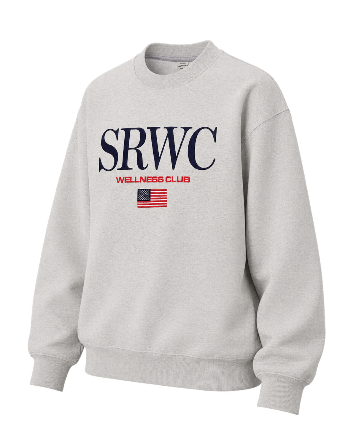 Nautical Embroidered Crewneck - Heather Gray