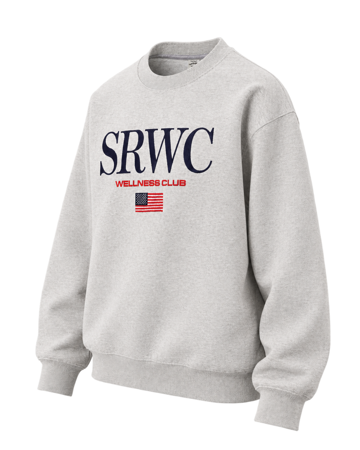 Nautical Embroidered Crewneck - Heather Gray