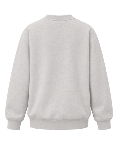 Nautical Embroidered Crewneck - Heather Gray
