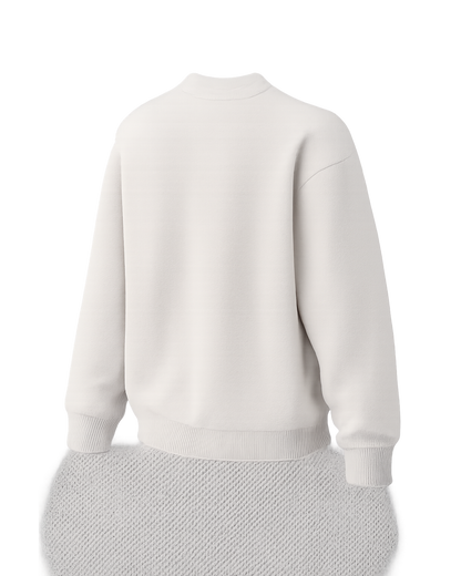 Nautical Embroidered Crewneck - Heather Gray