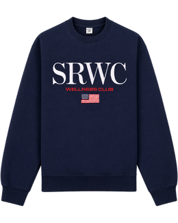 Nautical Embroidered Crewneck - Navy