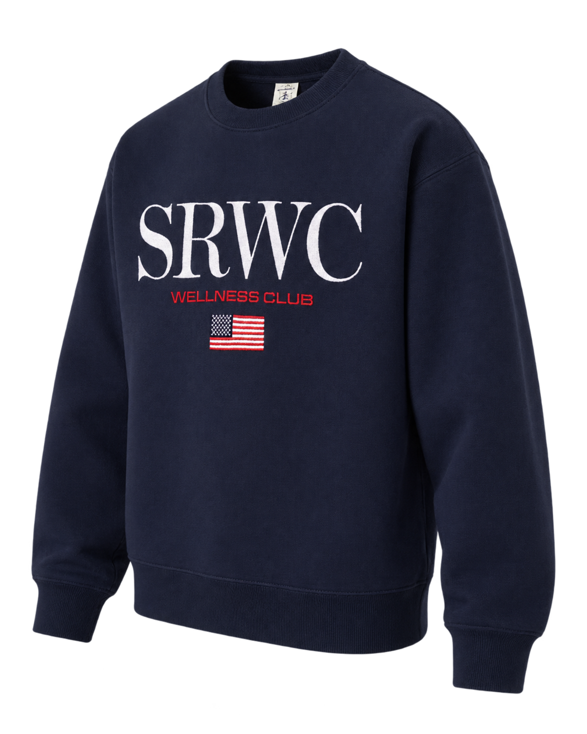 Nautical Embroidered Crewneck - Navy