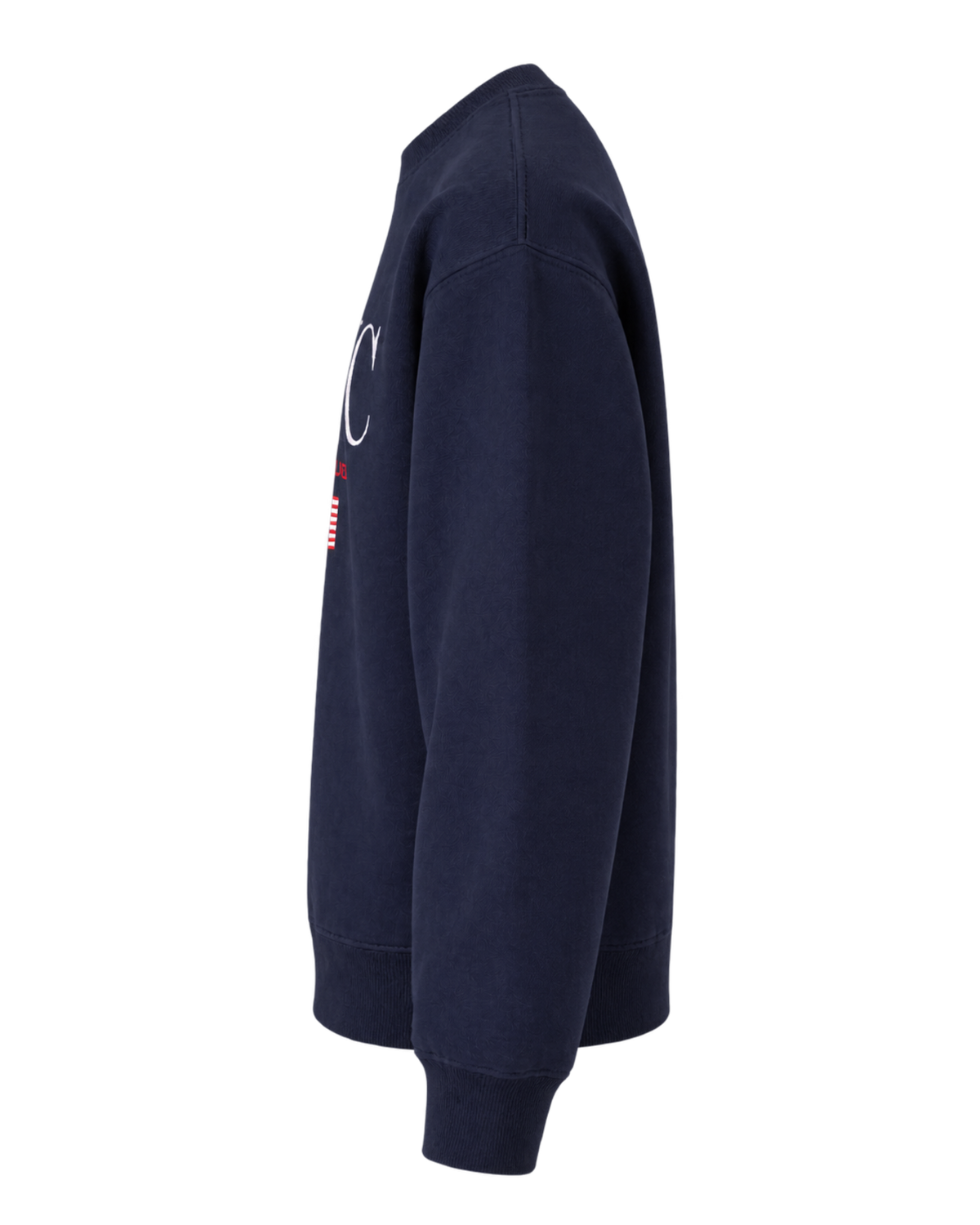 Nautical Embroidered Crewneck - Navy