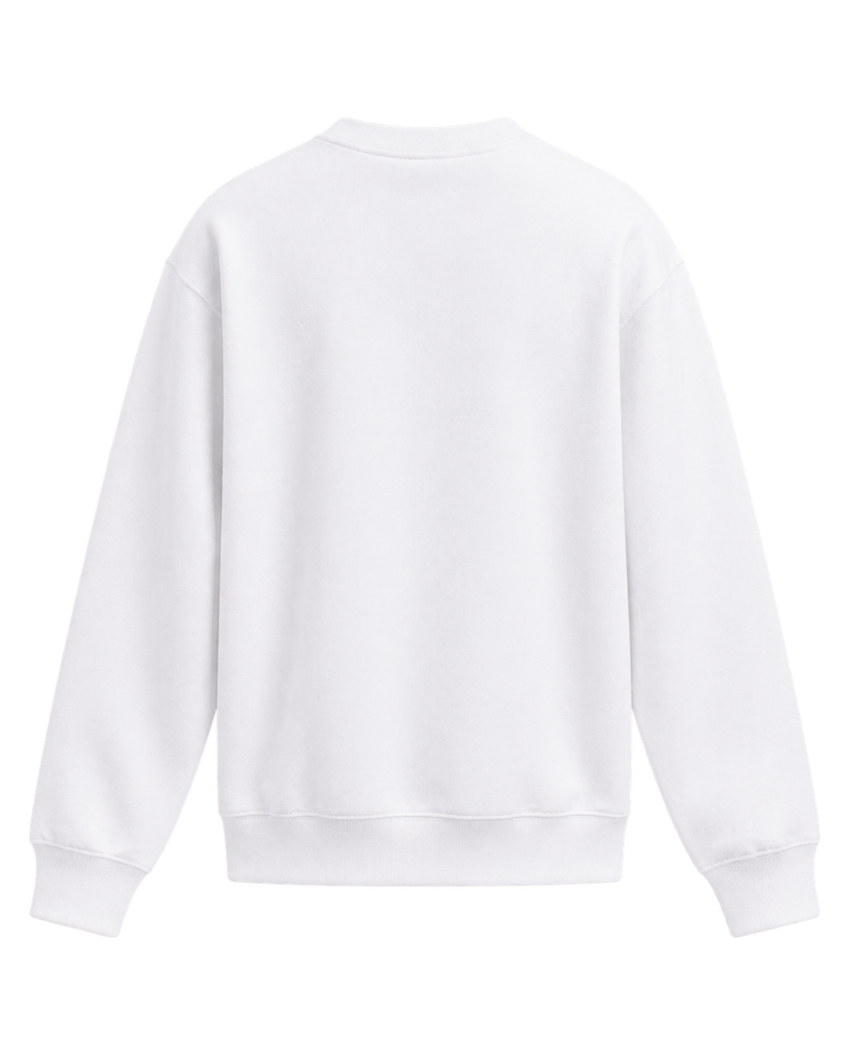 Nautical Embroidered Crewneck - White/Navy/Ruby