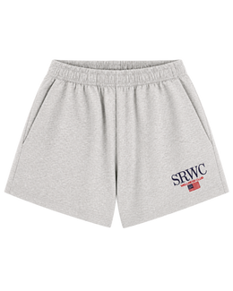 Nautical Embroidered Disco Short - Heather Gray