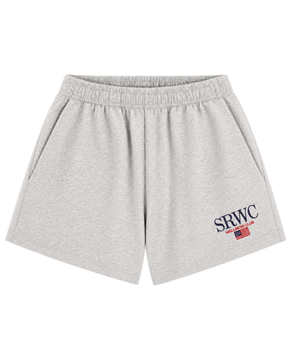 Nautical Embroidered Disco Short - Heather Gray