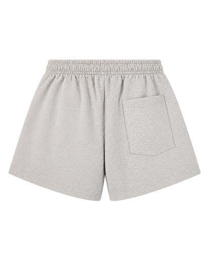 Nautical Embroidered Disco Short - Heather Gray