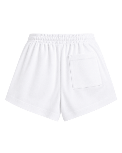 Nautical Embroidered Disco Short - White