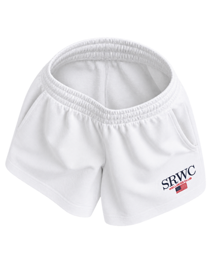 Nautical Embroidered Disco Short - White
