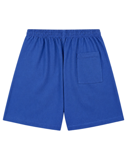 Nautical Embroidered Gym Short - Team Blue/White