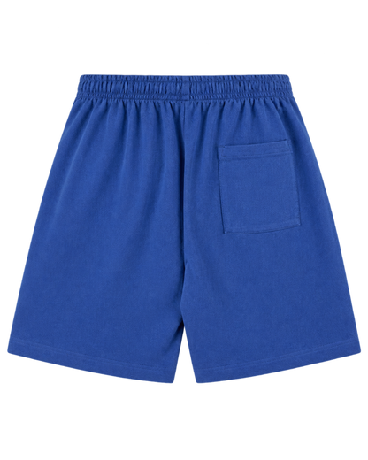 Nautical Embroidered Gym Short - Team Blue/White
