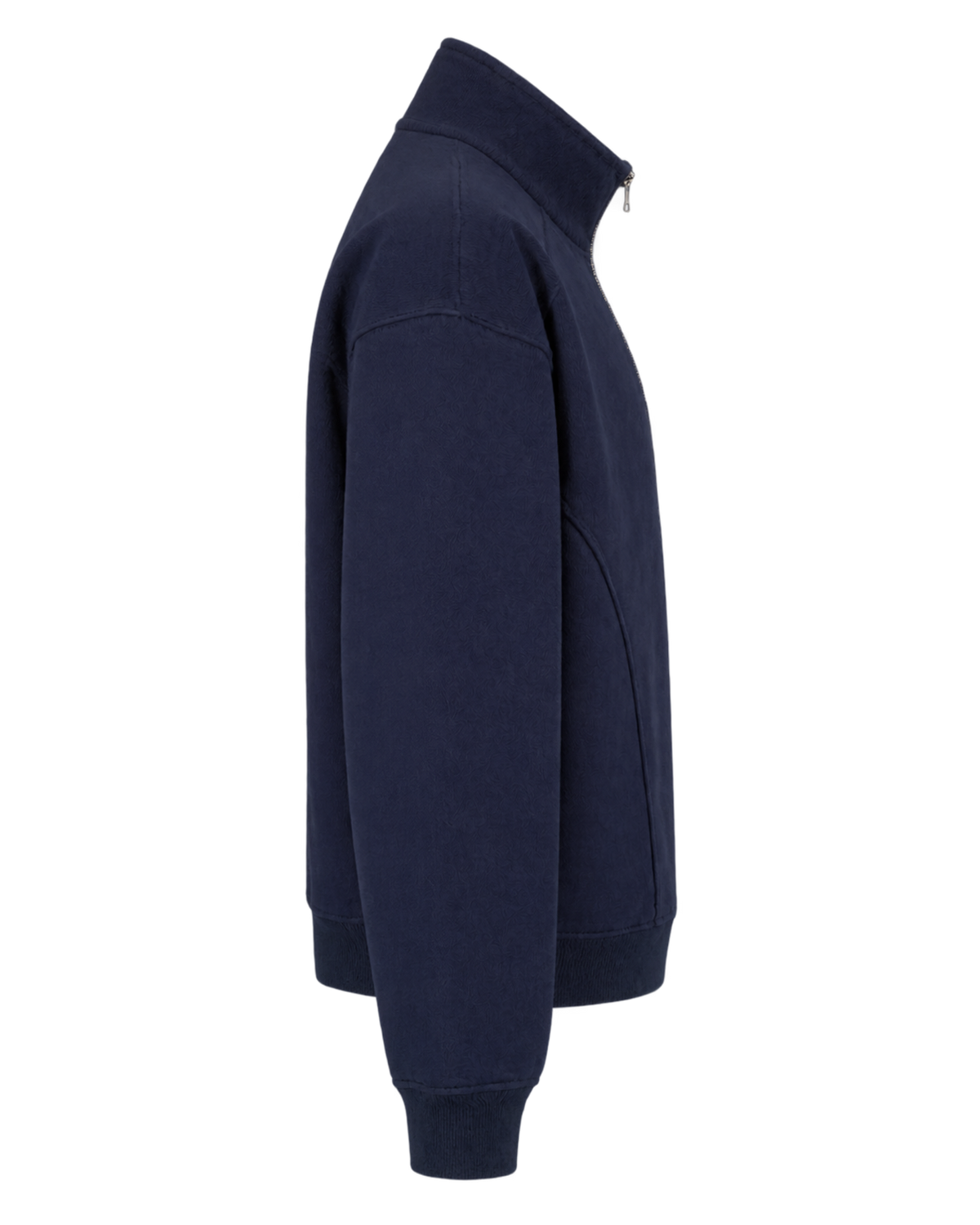 Nautical Embroidered Quarter Zip - Navy