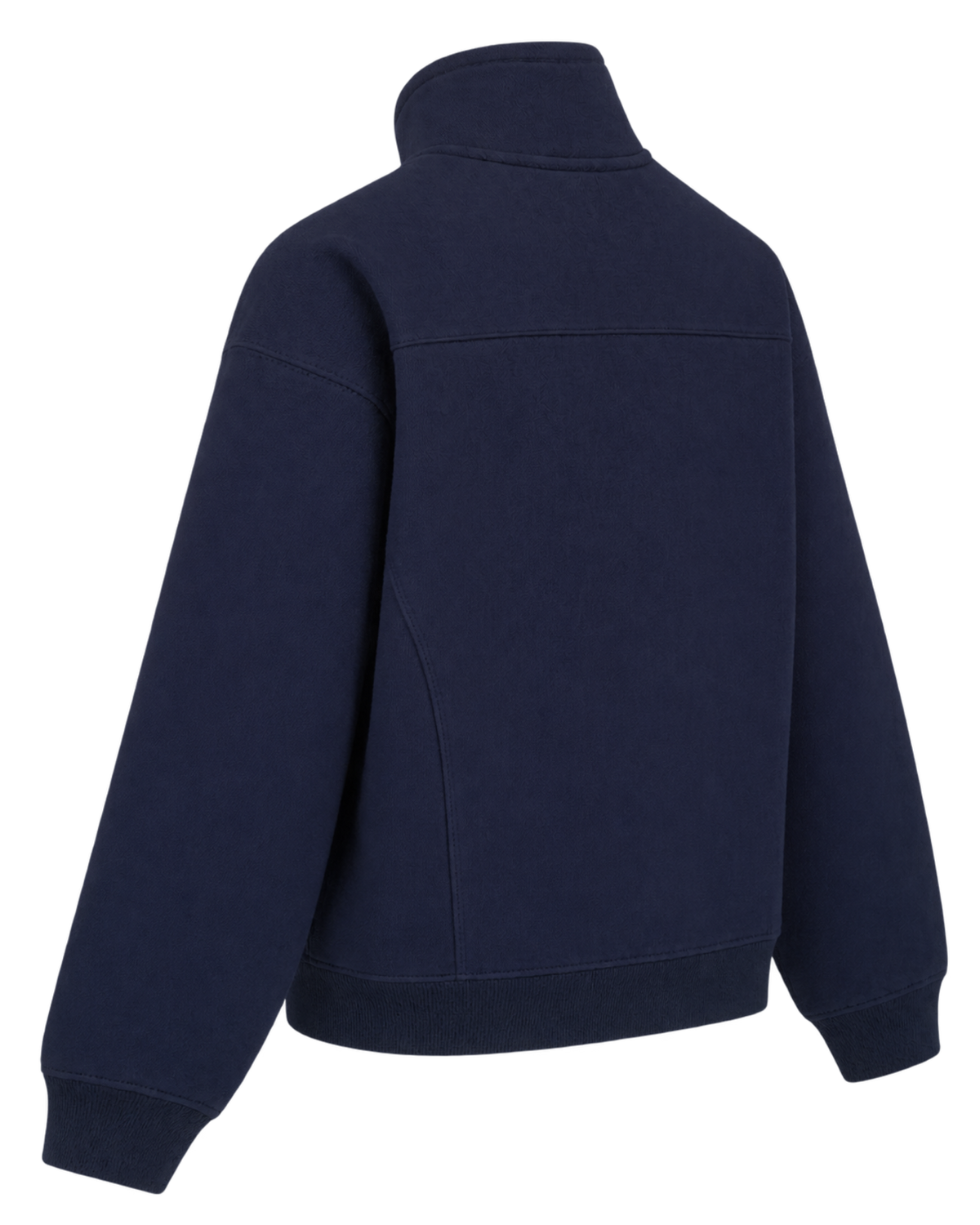 Nautical Embroidered Quarter Zip - Navy