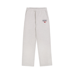 Nautical Embroidered Wide Sweatpant - Heather Gray