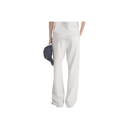 Nautical Embroidered Wide Sweatpant - Heather Gray