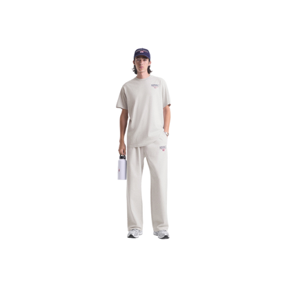 Nautical Embroidered Wide Sweatpant - Heather Gray