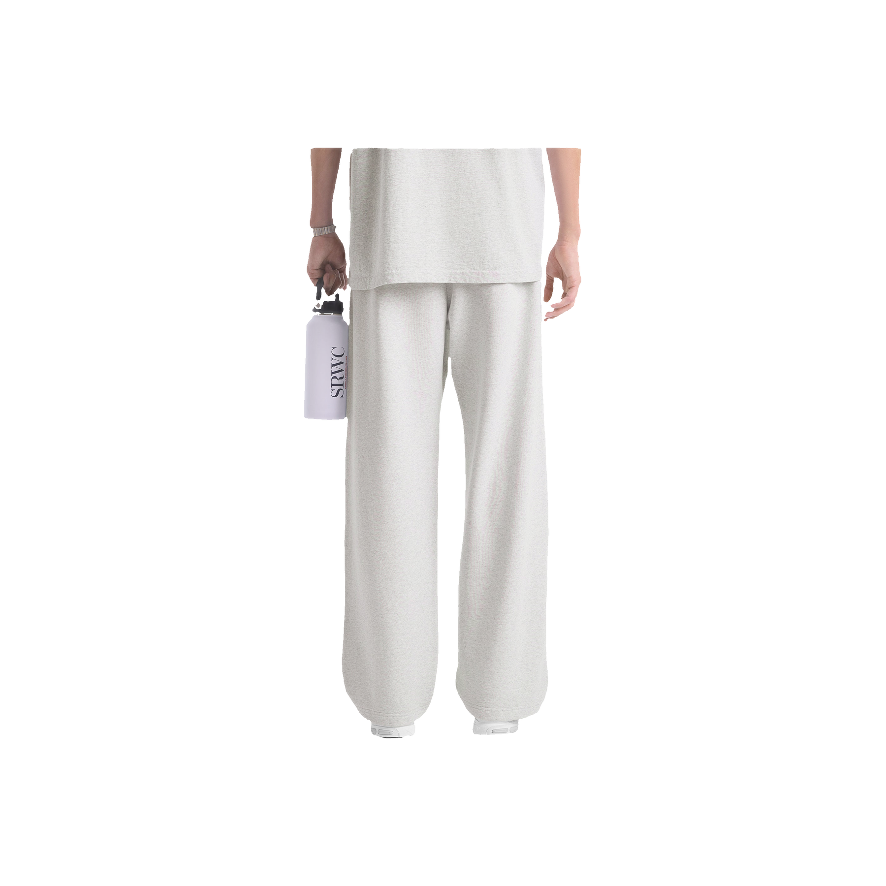 Nautical Embroidered Wide Sweatpant - Heather Gray