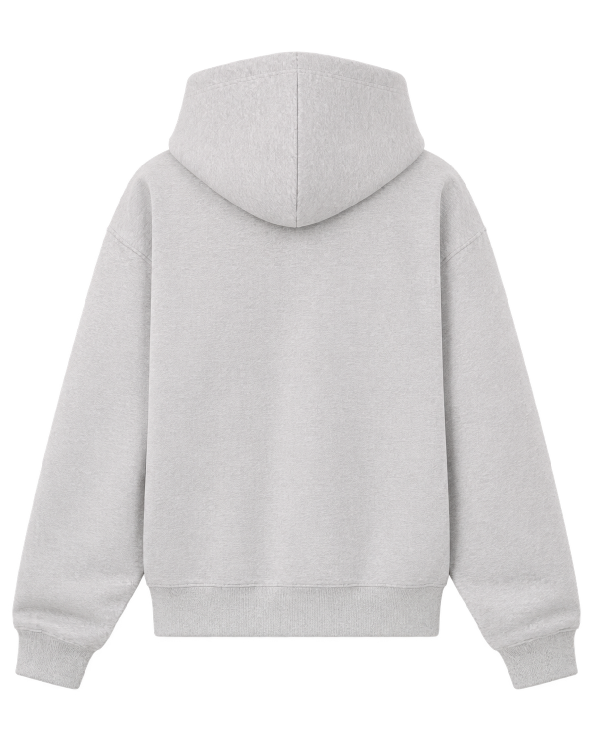 Nautical Embroidered Zip Hoodie - Heather Gray/Navy