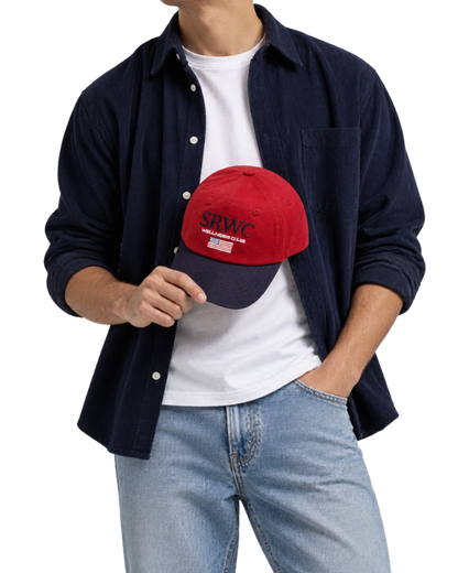 Nautical Hat - Ruby/Navy/White