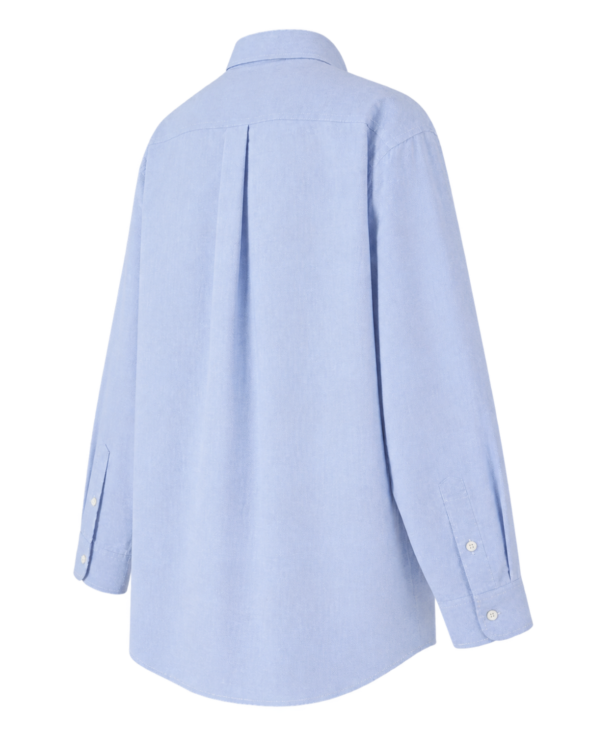 Nautical Oversized Oxford Shirt - Blue